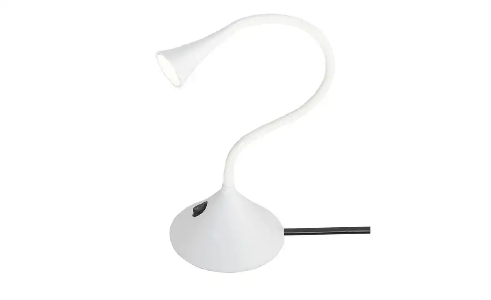 LED Tischleuchte, 1-flammig lackiert, Weiß