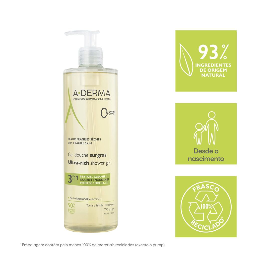 Gel Duche Ultra Rico - 750ml