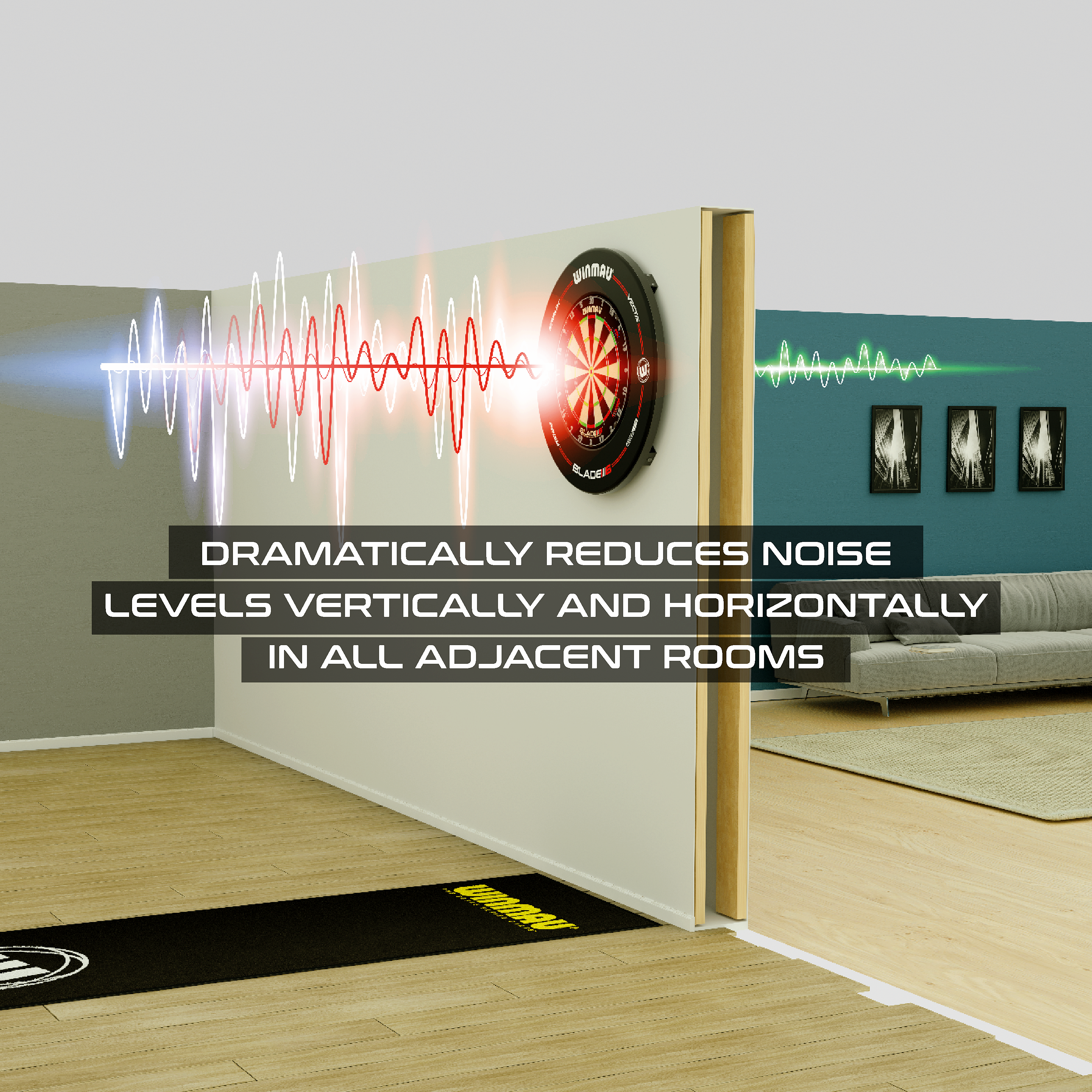 Winmau - Wispa Sound Reduction System Bundle