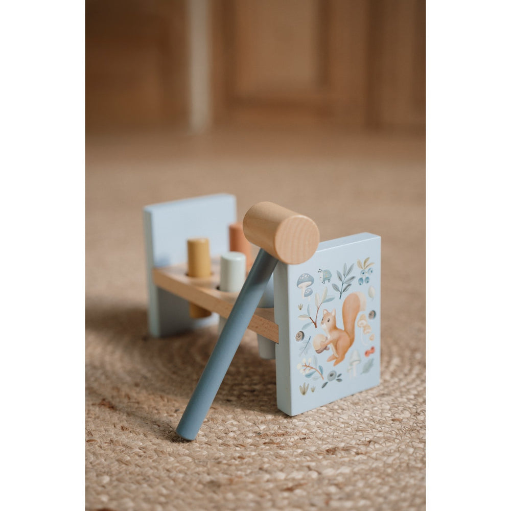 Køb Little Dutch Forest Friends Blue Hammerbræt