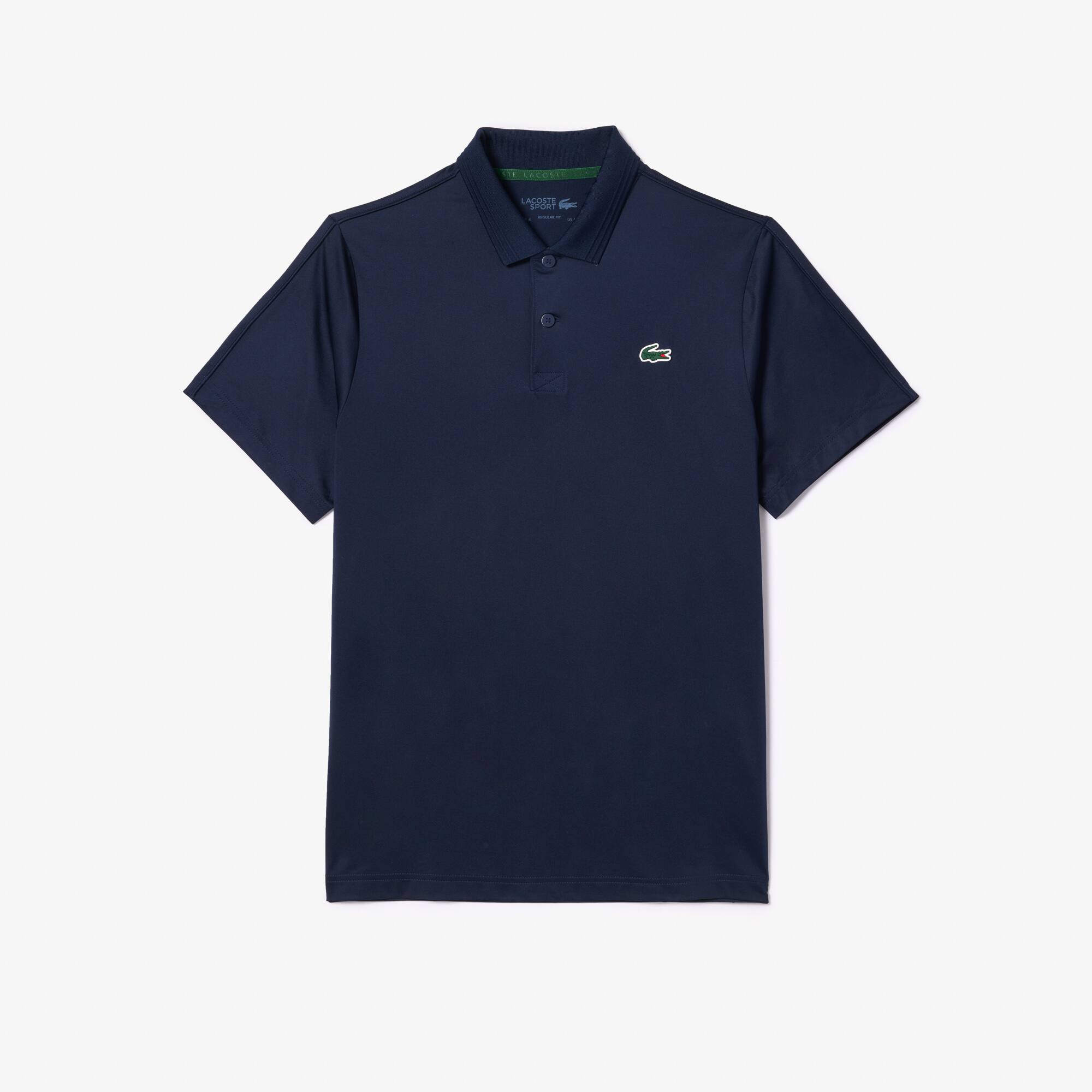 Tennis Poloshirt aus recyceltem Jersey Kurze Ärmel - Blau - Lacoste - Herren