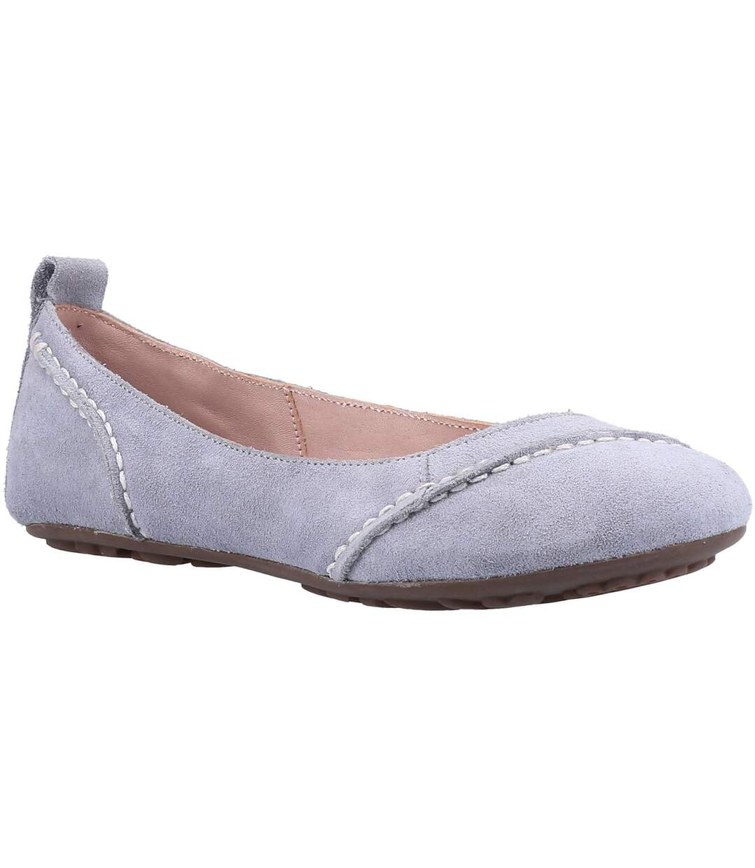 Hush Puppies Janessa - Ballerines daim - Femme (Bleu pâle) - UTFS4284