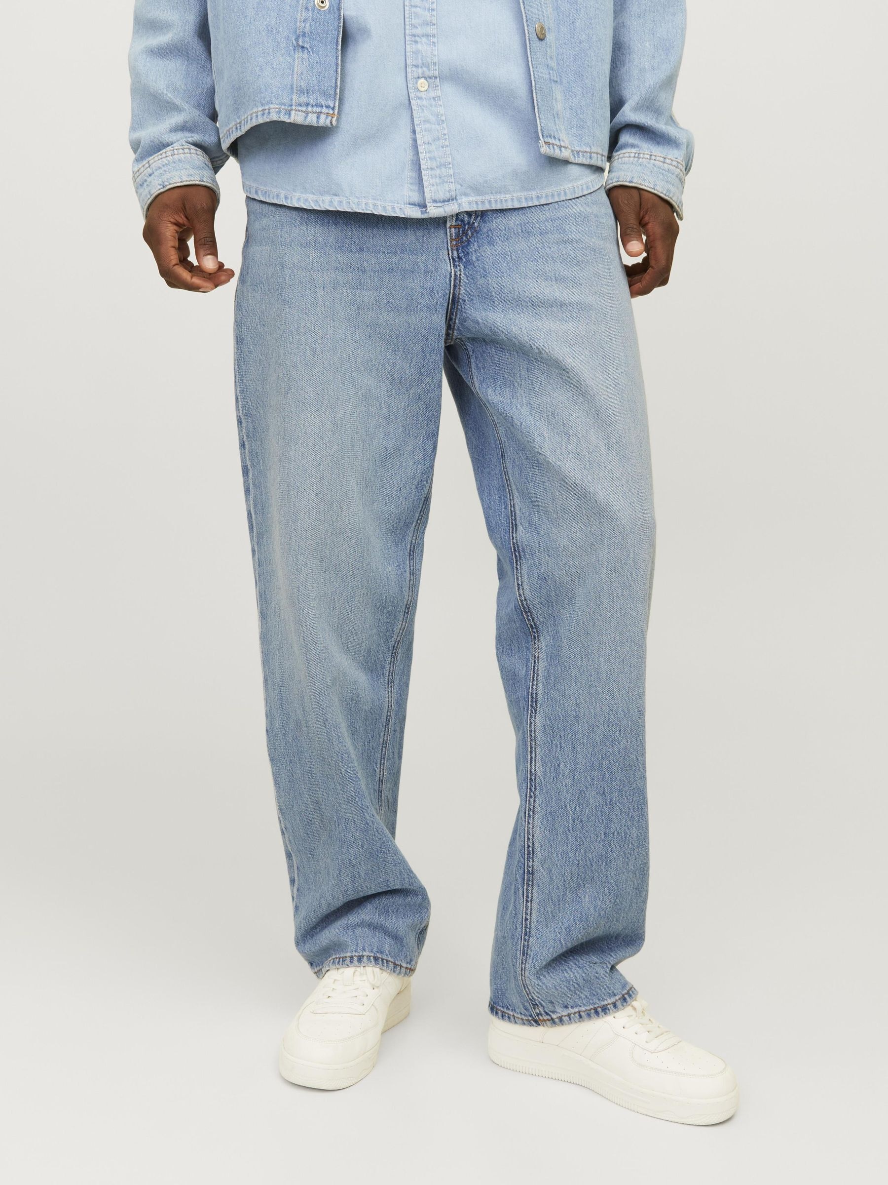 Jack & Jones Relax-fit-Jeans »JJIALEX mit cleanem Look und Taschenvielfalt«, mit Gürtelschlaufen