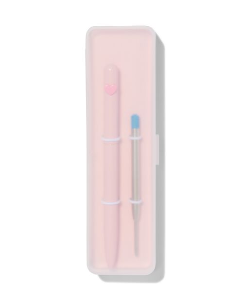 stylo à bille à encre bleue dans une boîte cadeau