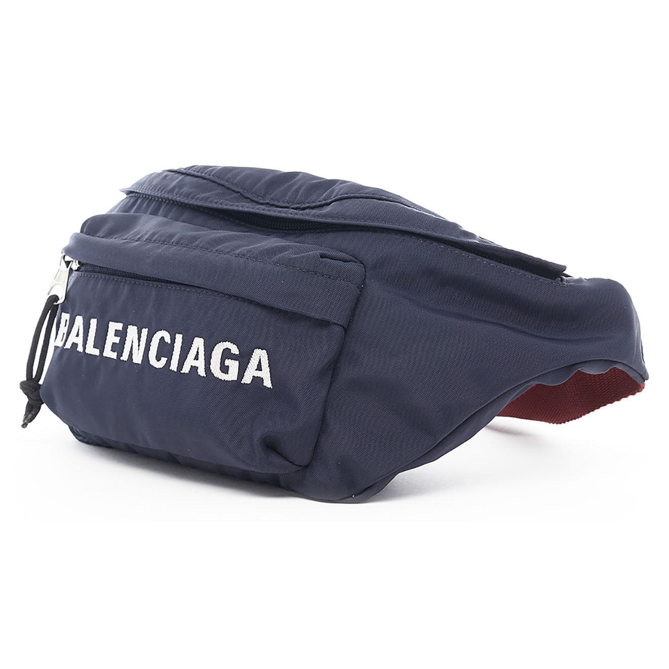 Balenciaga Sac banane en Nylon marine - Très bon état - 30x15x10 cm