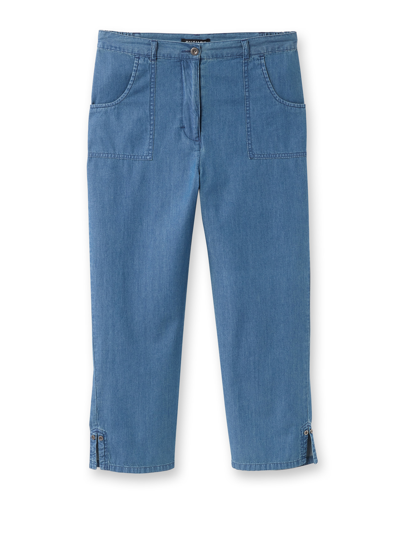 Pantacourt en chambray