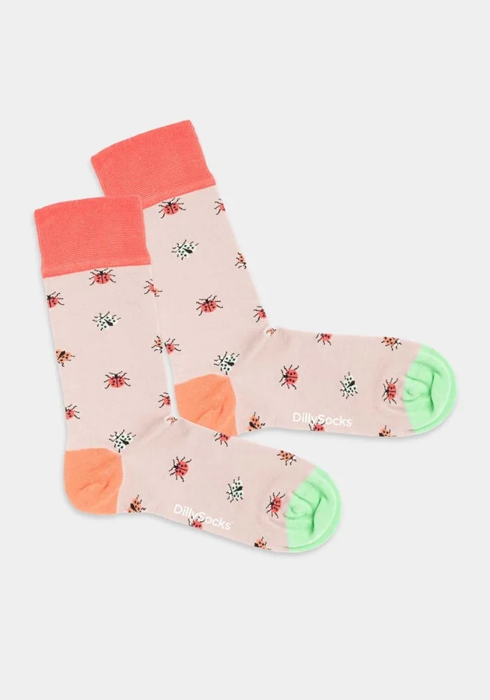 DillySocks Socken Buzzing Beetles