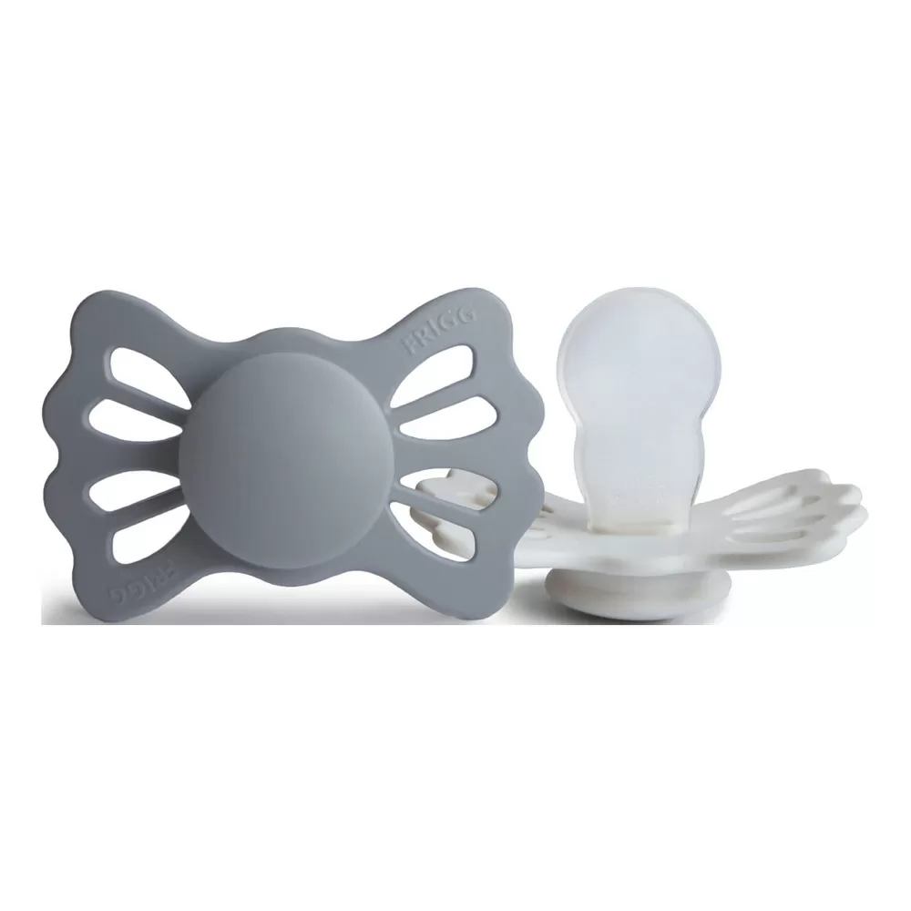 FRIGG Lucky Symetrisk Silikone Great Gray/Silver Gray str. 2 - 2 stk.