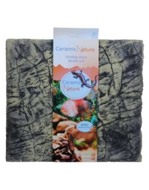 Ceramicnature Cn Slimline Rock Colorado Brown Bruin - Aquarium - Achterwand
