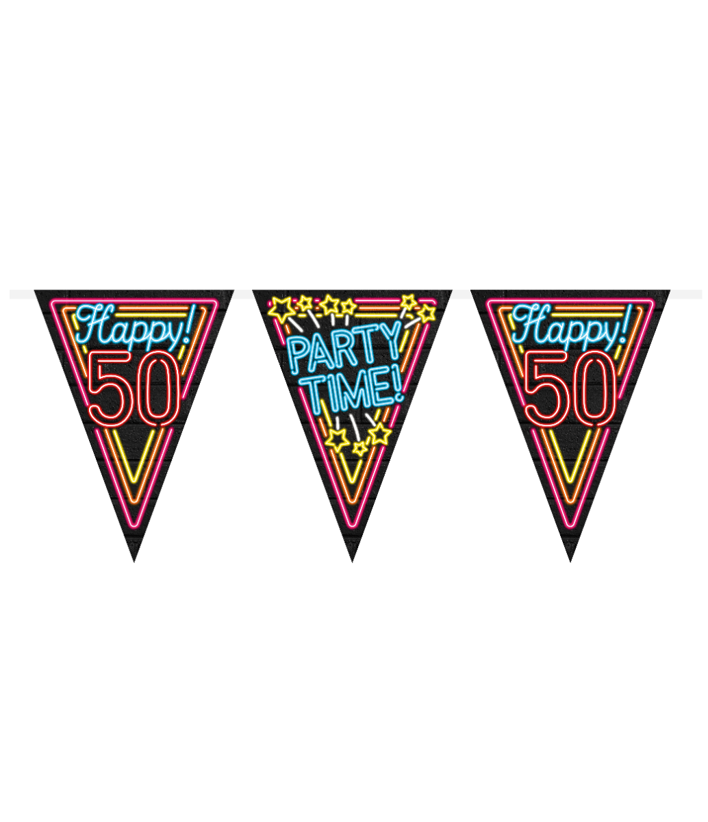 Slingers 50 Jaar Neon 10m