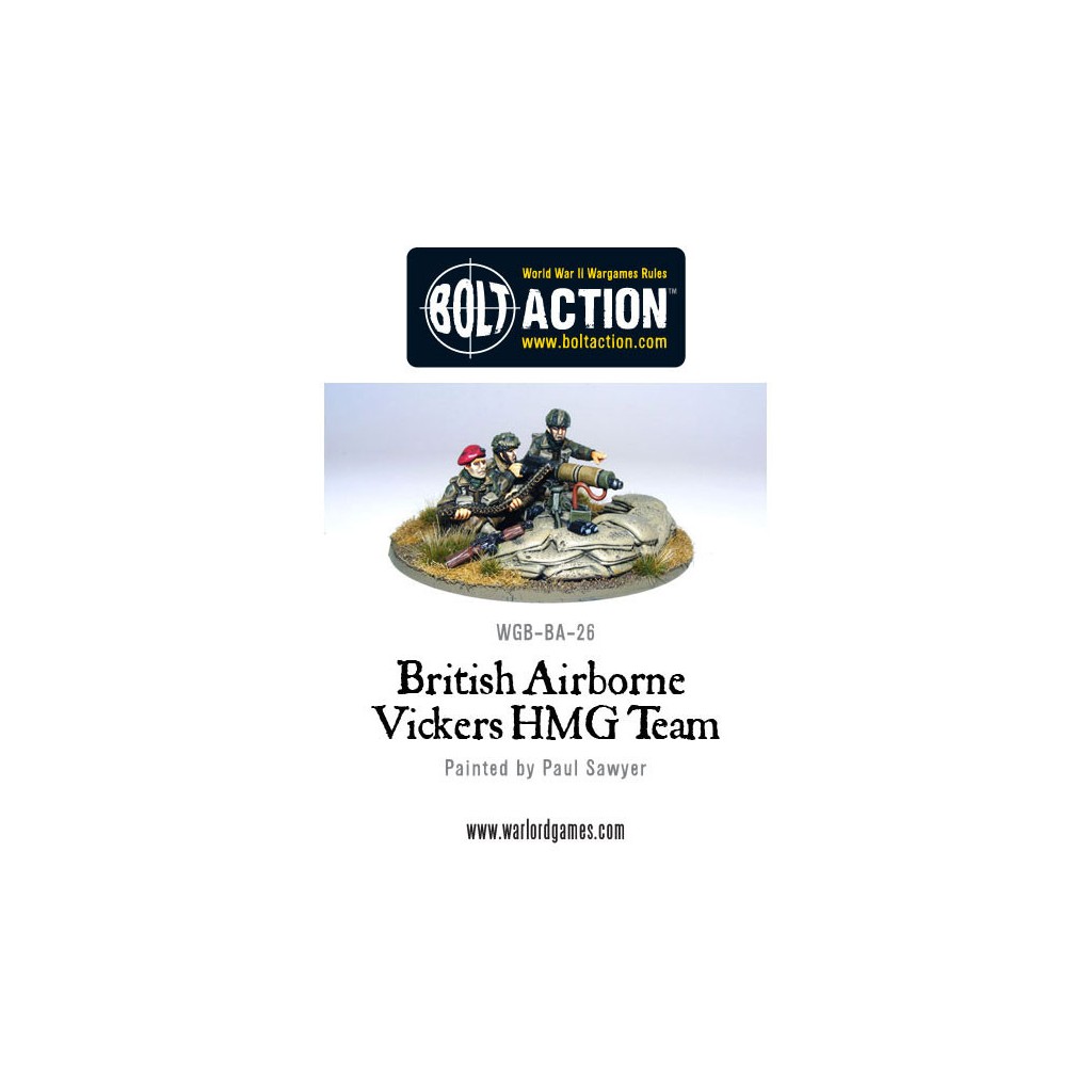 Bolt Action - British - Airborne Vickers MMG Team