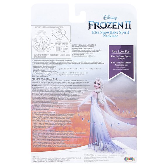 Collier Lumineux La Reine des Neiges 2