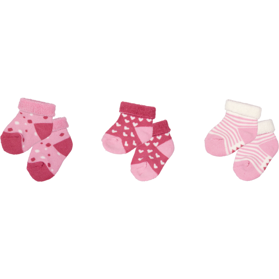 COPPENRATH Babysöckchen, rosa - BabyGlück (3 Paar), one size