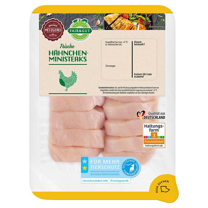· FAIR&GUT · Hähnchen-Ministeak 350 g