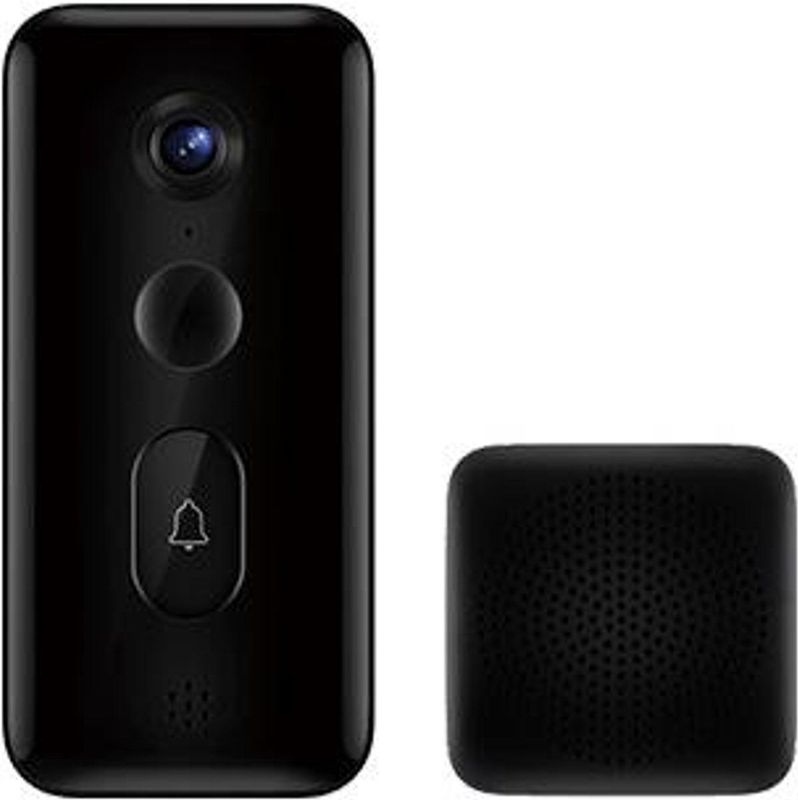 Xiaomi - Smart Doorbell 3 - Draadloze Videodeurbel - Zwart - 2K - Bewegingsdetectie