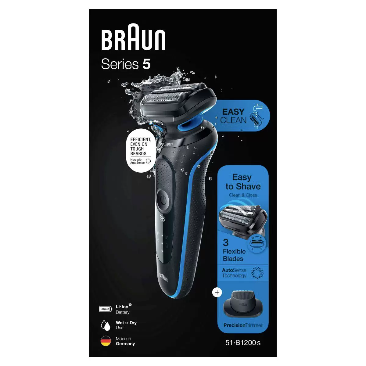 Haarentfernungsgerät für Braun Series 5 51-B1200s