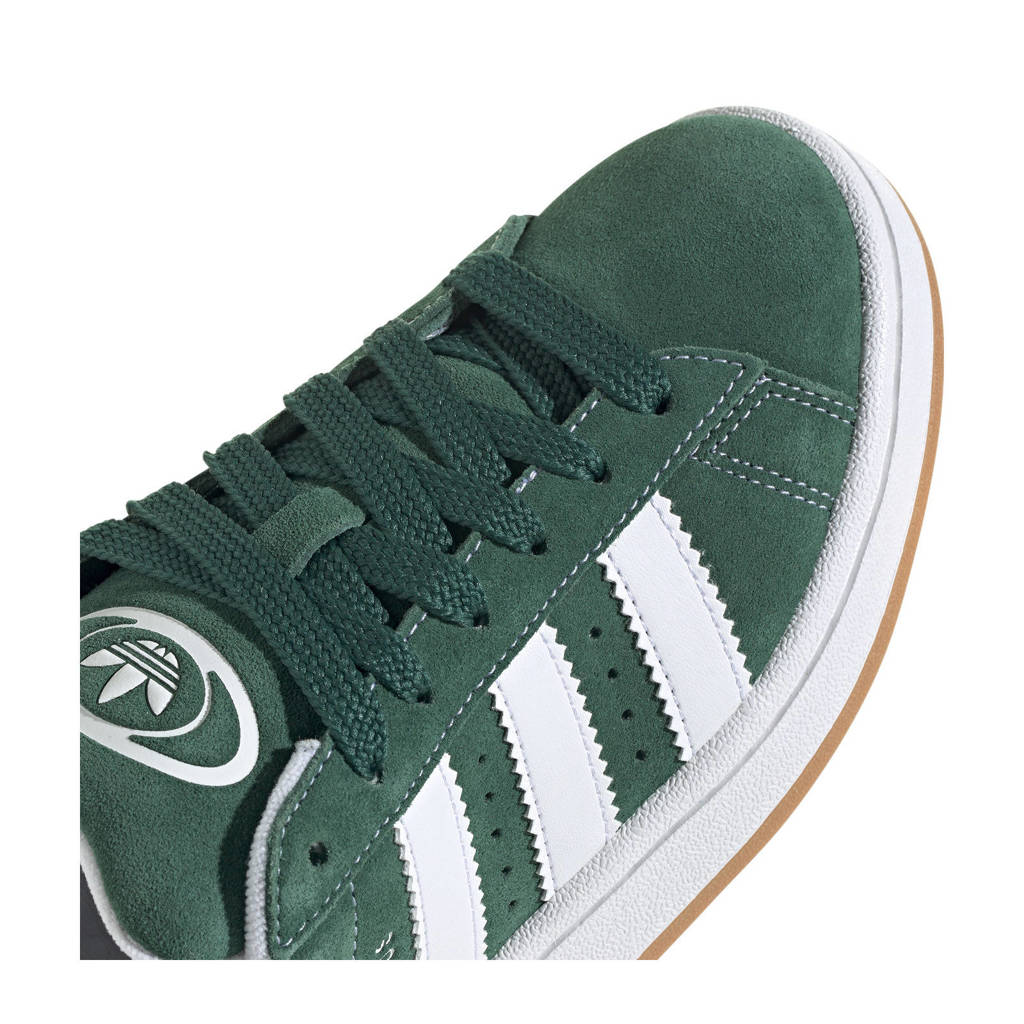 adidas Campus 00'ssuède sneakers donkergroen/wit