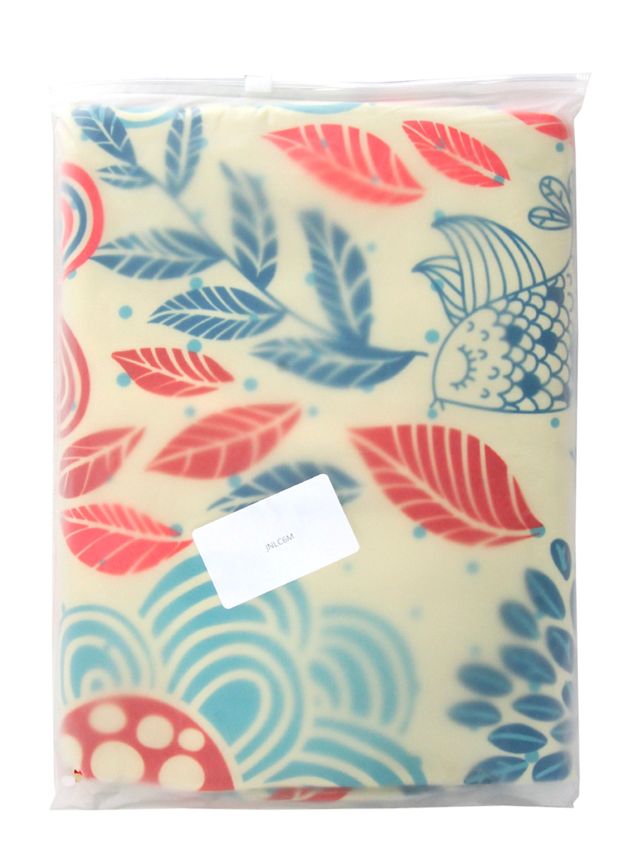 Housse de valise Periea Red and Blue Leaves M
