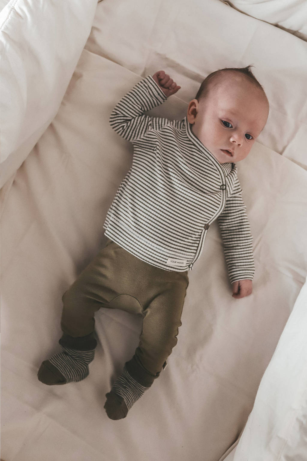 Your Wishes baby broek olijfgroen