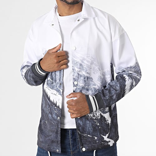 Surchemise Blanc Gris