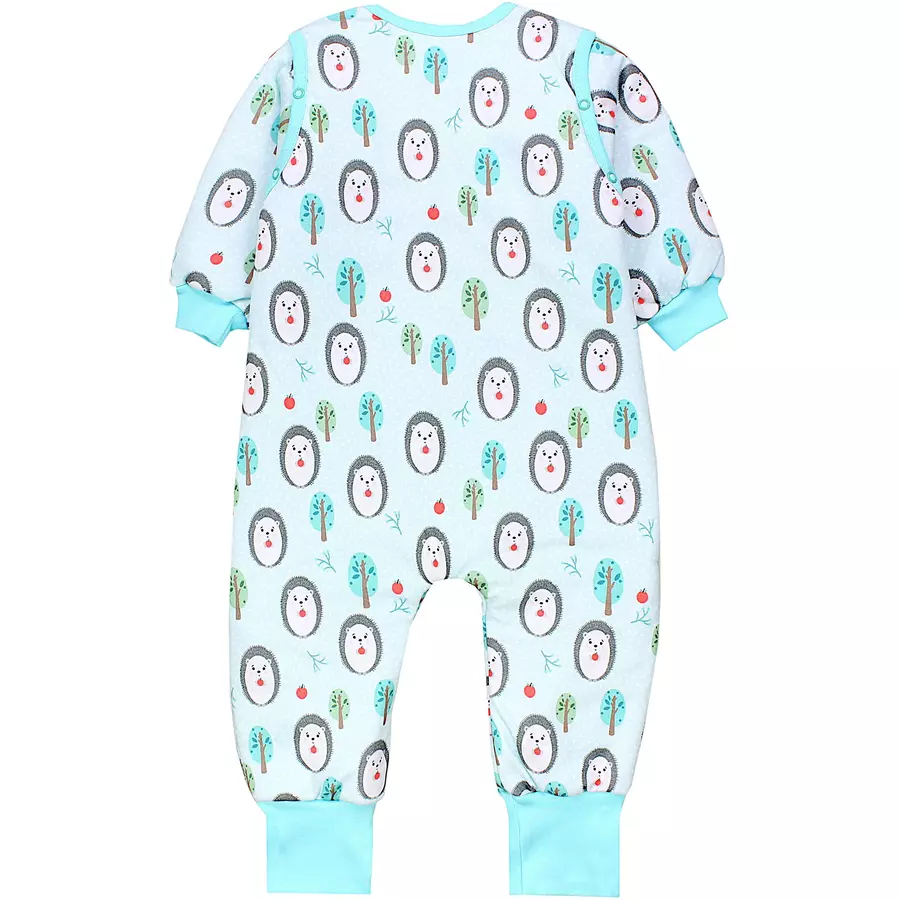 TupTam Baby Schlafsack mit Beinen und Ärmel Winter graugrün