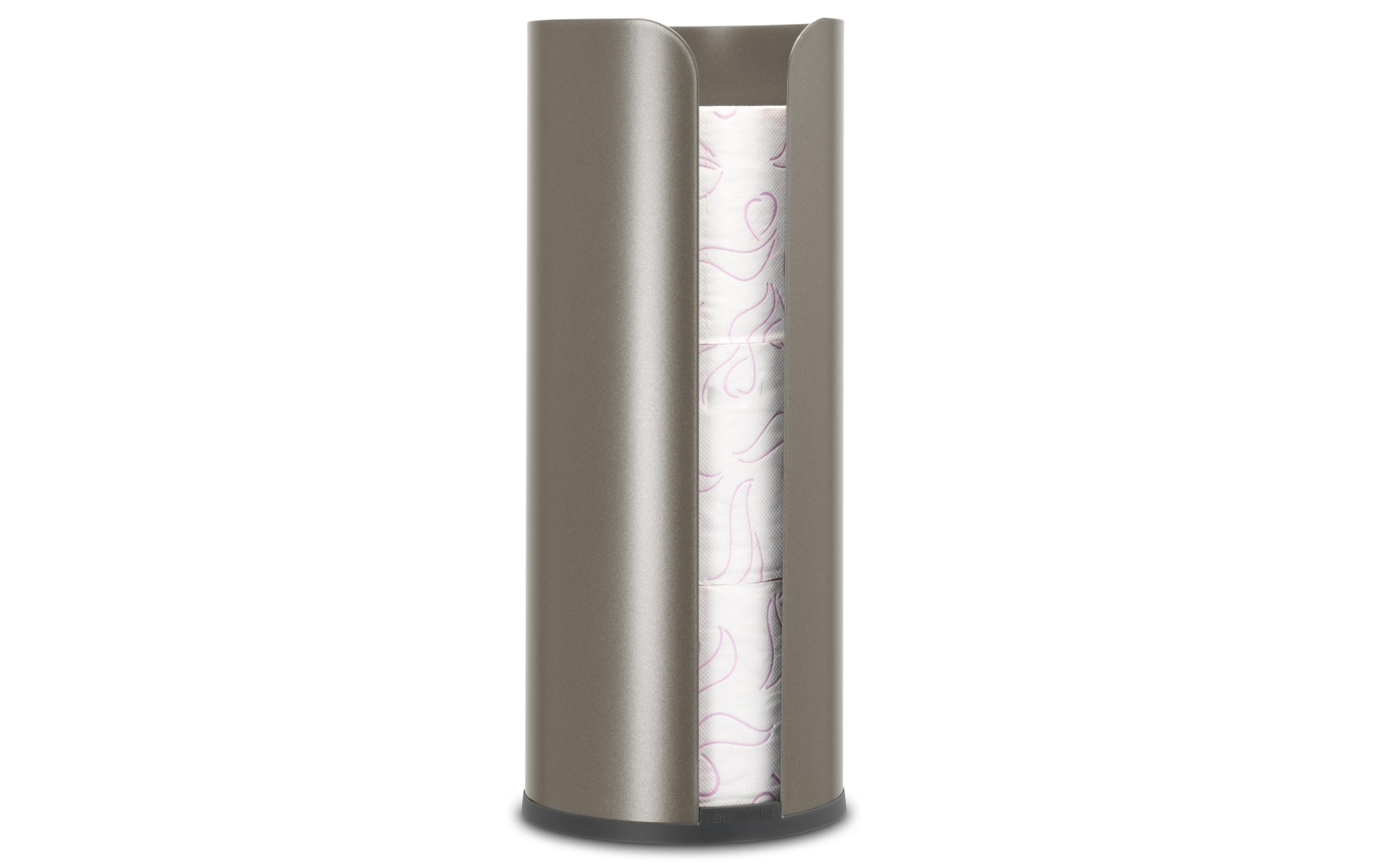 Toilettenpapierhalter ReNew für 3 Rollen, PlatinumWC-Rollenhalter