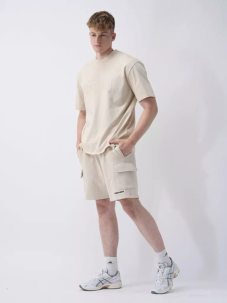PEGADOR T-Shirt Oversized Fit GILFORD beige