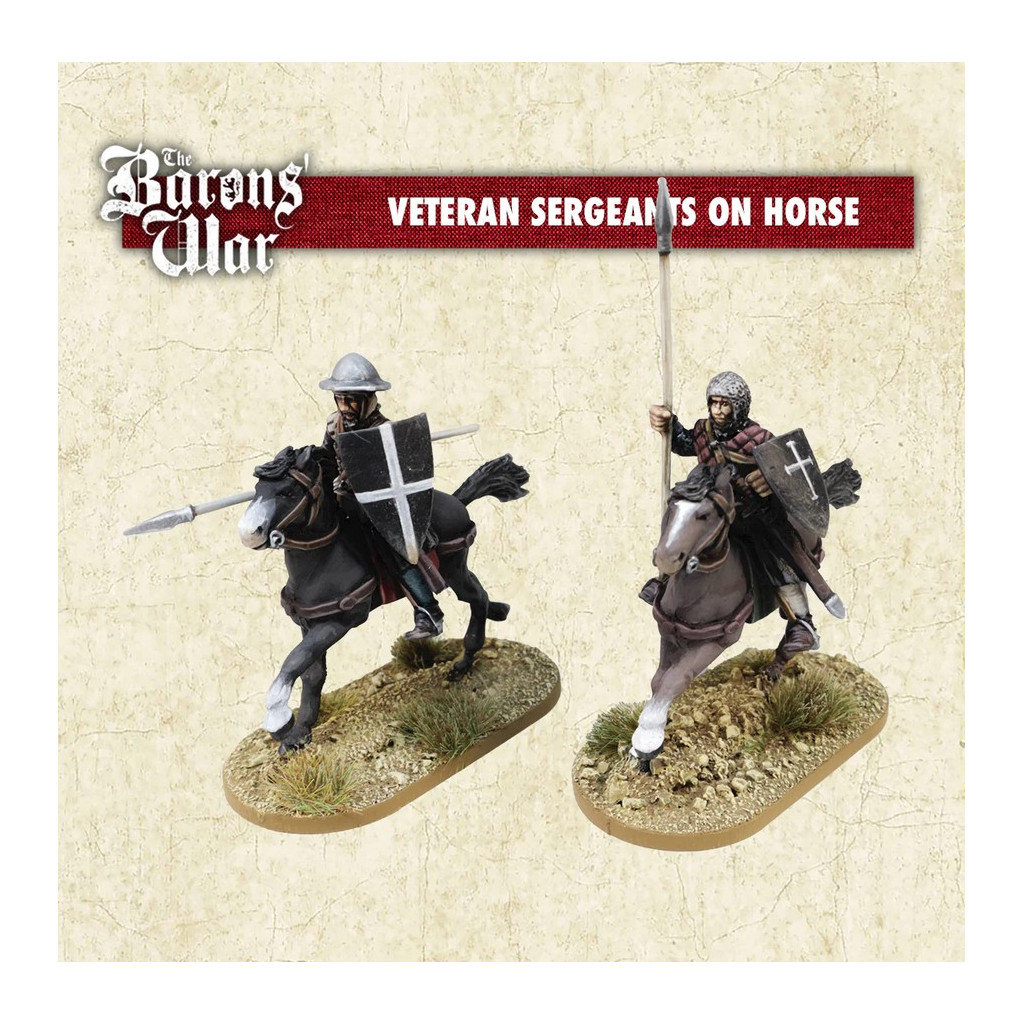 The Baron's War - Veteran Sergeants on Horse