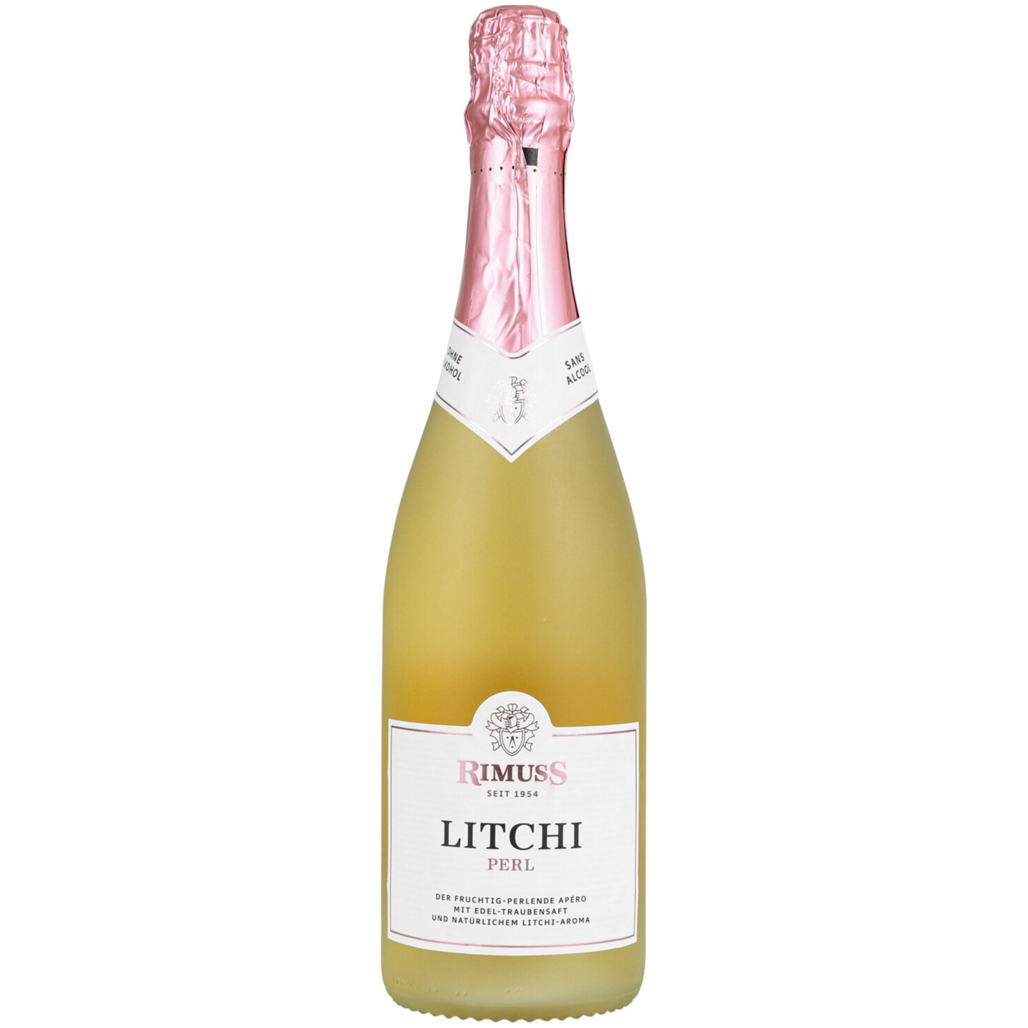 Rimuss Litchi Perl, alkoholfrei -75cl
