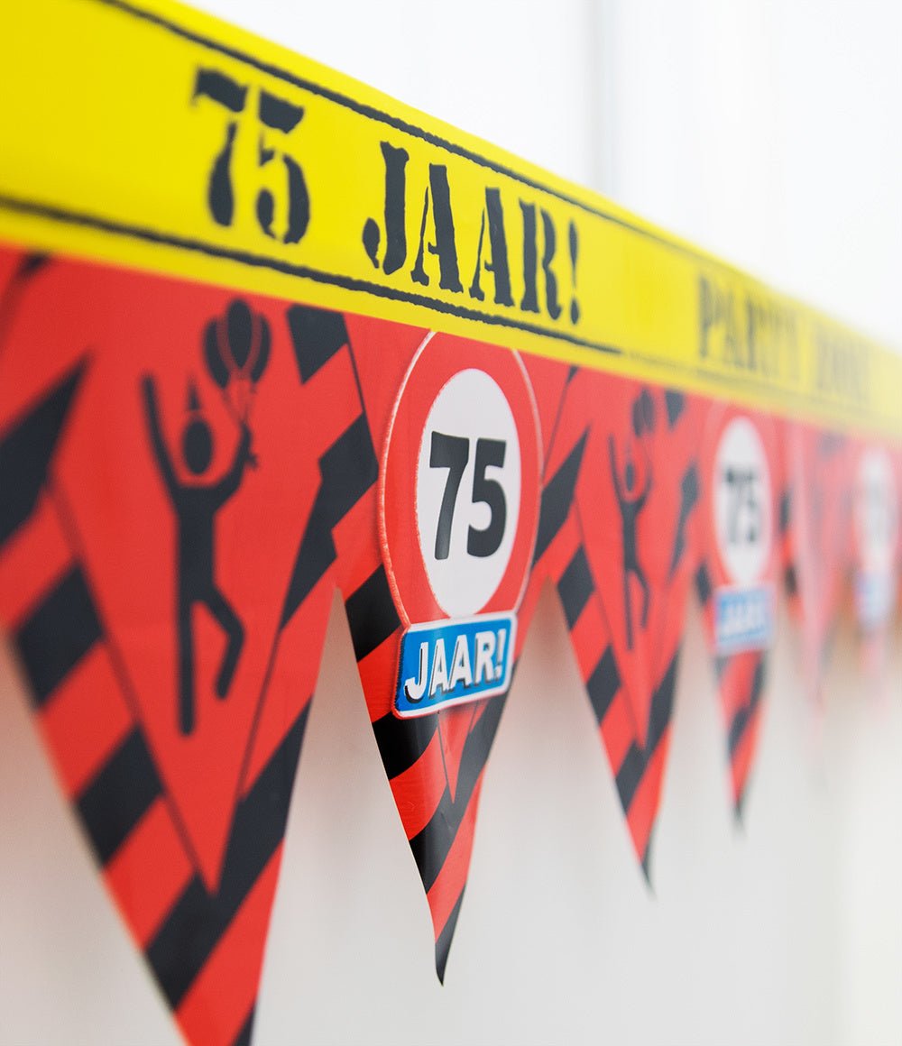 Afzetlint 75 Jaar 12m