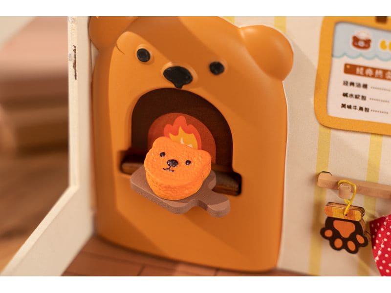 RoboTime Bausatz Teddy's Brotbox 3D-Puzzle aus lasergeschnittenen Holzteilen