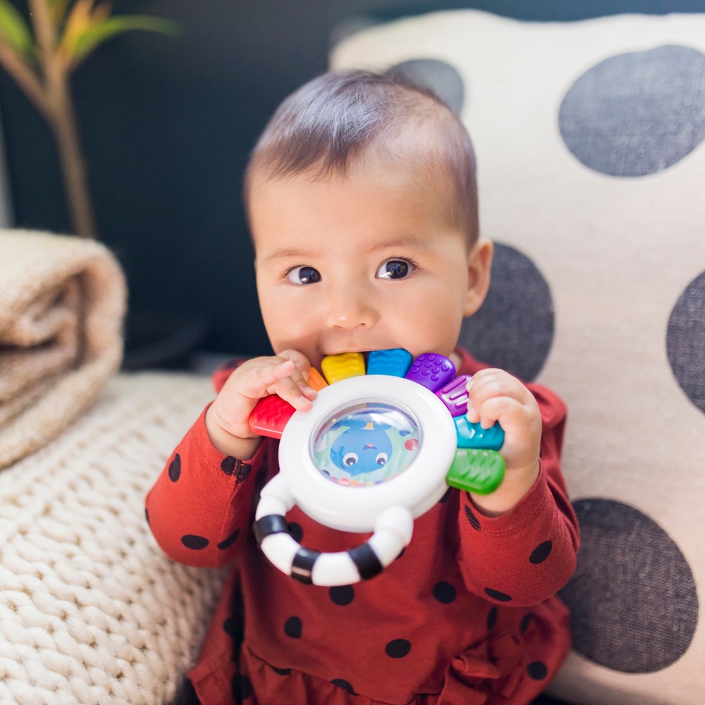 Baby Einstein Outstanding Opus Sensorische Babyrassel und Beißring