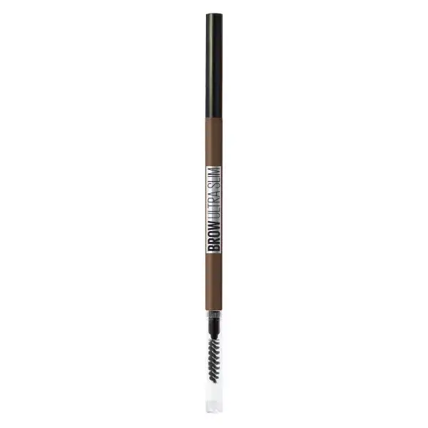 Lápis de Sobrancelha Retrátil de Alta Precisão Maybelline Brow Ultra Slim, Castanho Médio, 4,54g