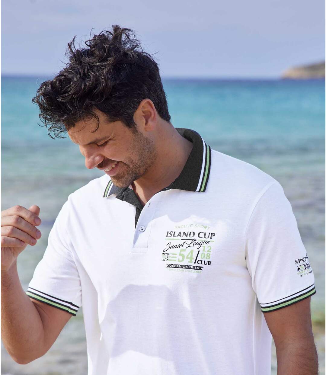 Lot de 2 Polos Jersey Island Cup