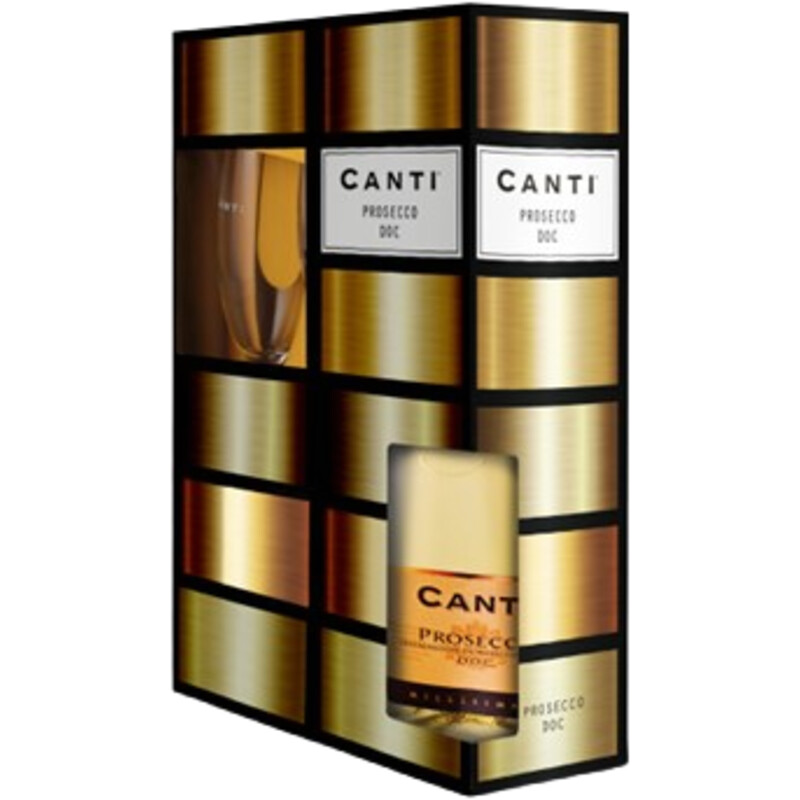 Canti Prosecco geschenk 2 glazen