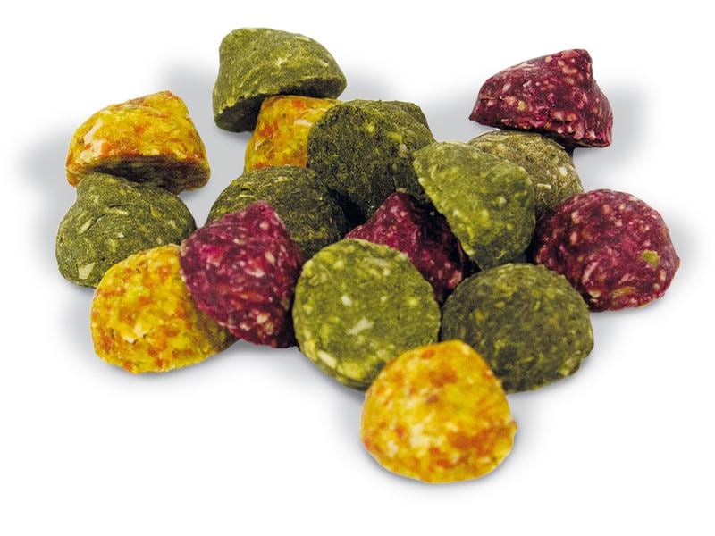 JR Farm Snack Drops gemischt Grainless, 140 g Ergänzungsfuttermittel für alle Nager und Zwergkaninchen