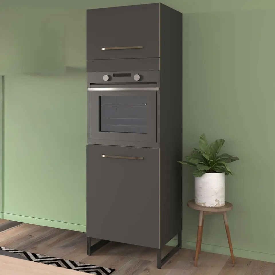 Kolomkast Wade met ruimte voor oven - antraciet