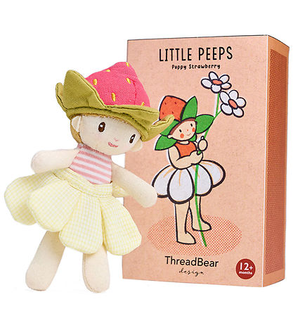 ThreadBear Dukke - Little Peeps - Poppy Strawberry