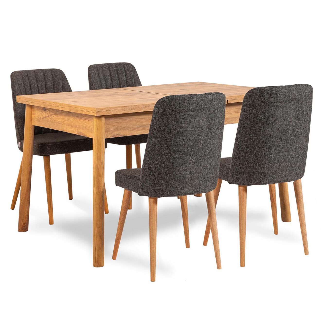 Homitis Ensemble Table + 4 Chaises Costa 1053 beige/anthracite