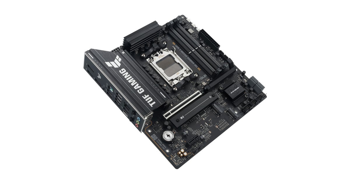 ASUSTUF Gaming B850M-E WIFI socket AM5 moederbord  (2.5 GbE-LAN, Wi-Fi 6E, BT, Sound, µATX)