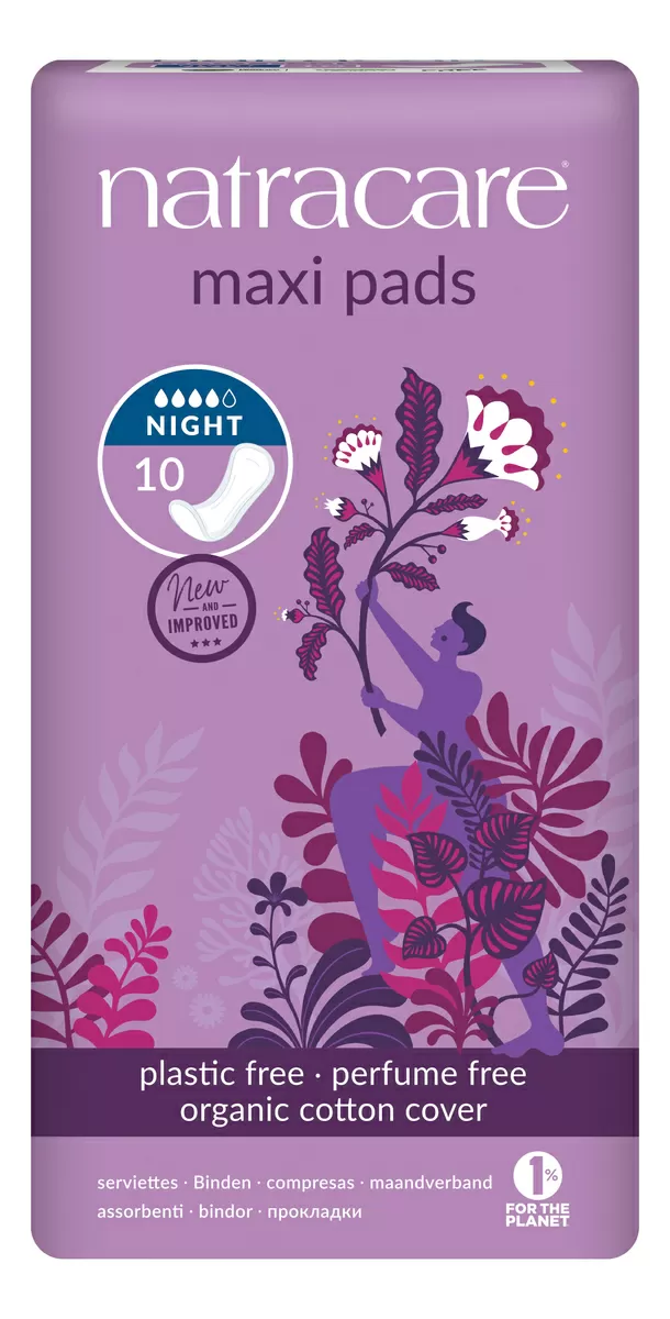 Natracare Nat Bind Maxi - 10 stk.