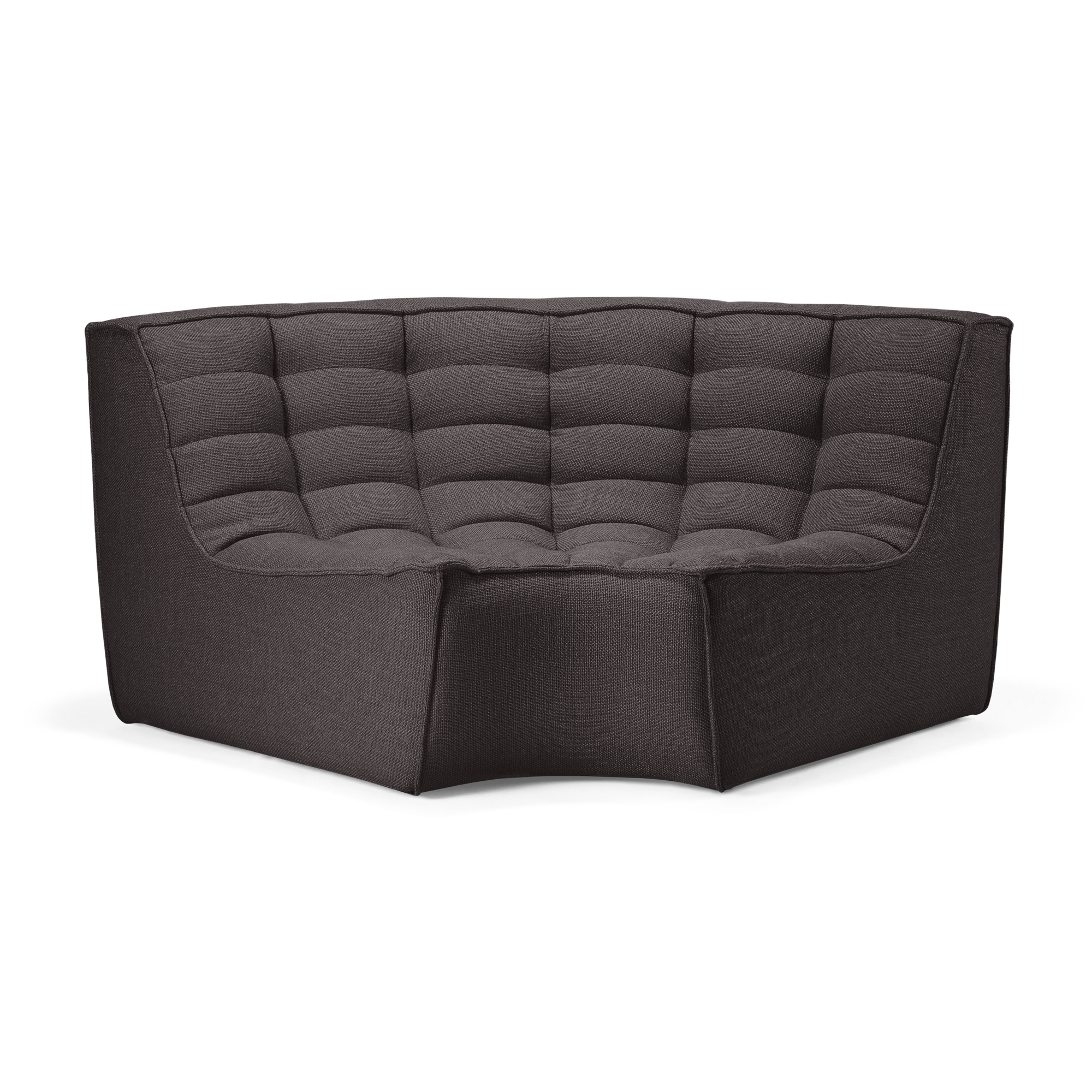 Sofa N701 90° round corner - dark grey