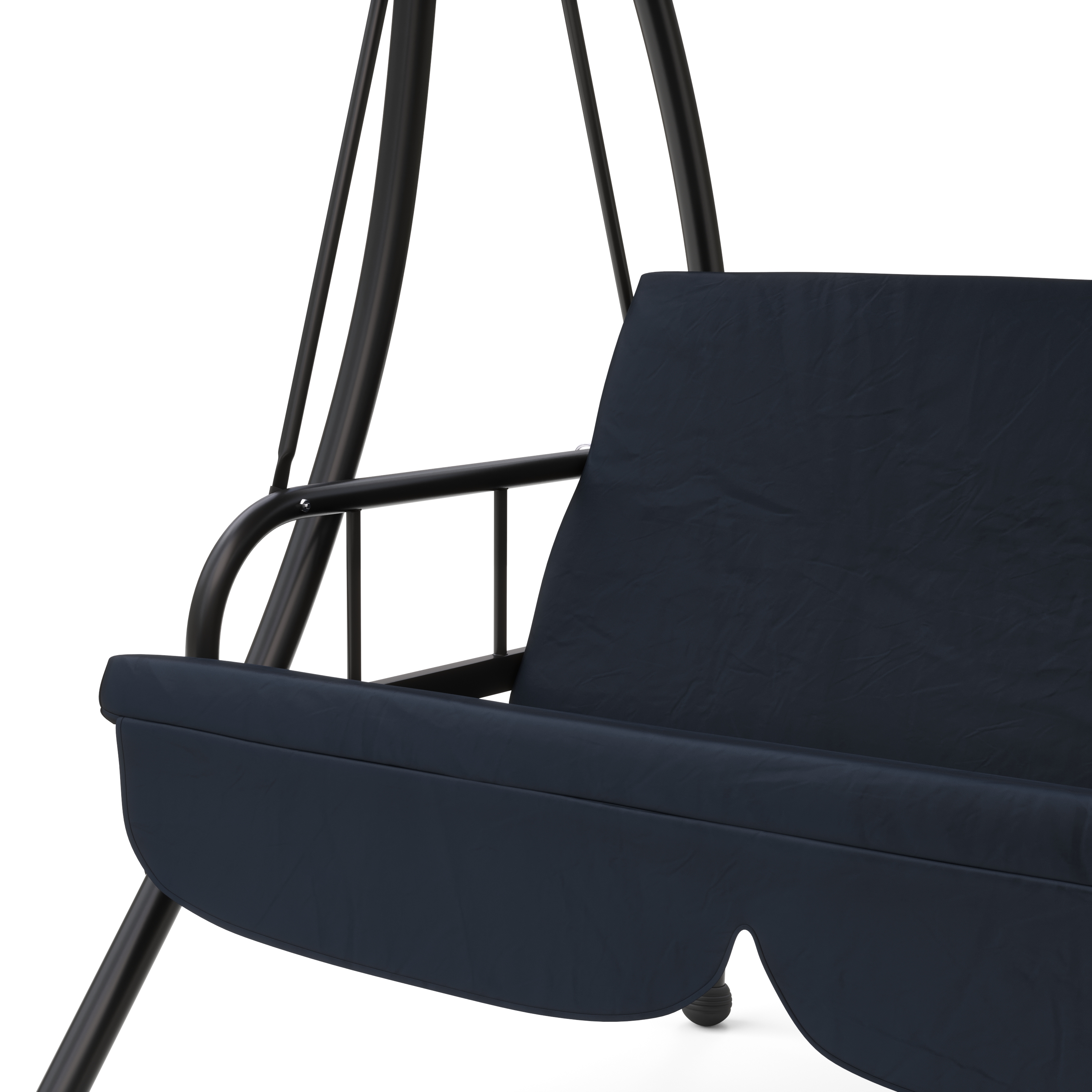 Gartenmöbel Hollywoodschaukel XL schwarz