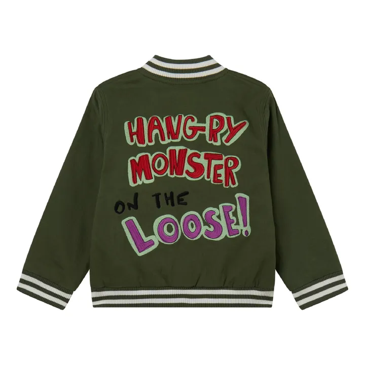 Stella McCartney Kids Veste Bomber Burger | Vert kaki