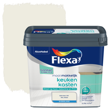 Flexa Mooi Makkelijk keukenkasten binnenlak zijdeglans gebroken wit 750 ml