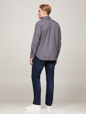 Camisa Micro Tartan de Corte Regular