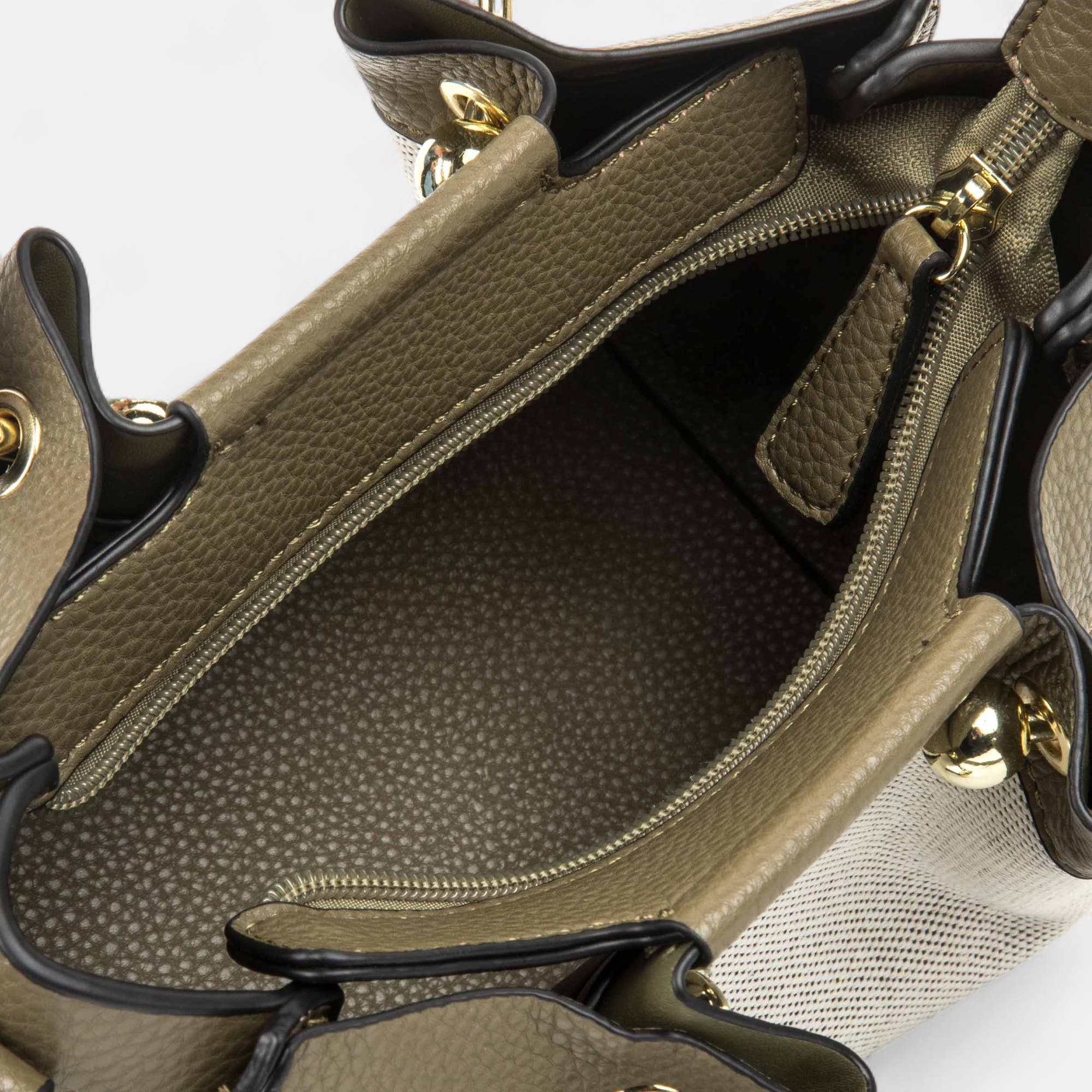 Sac à main kaki