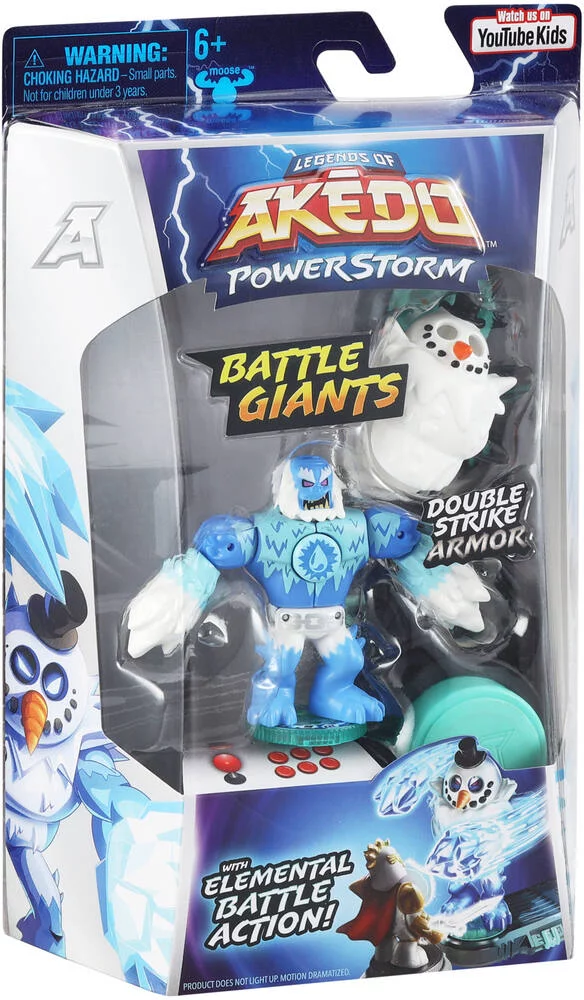 AKEDO - FIGURINE DE COMBAT GEANTE POWERSTORM SHATTERCLAW