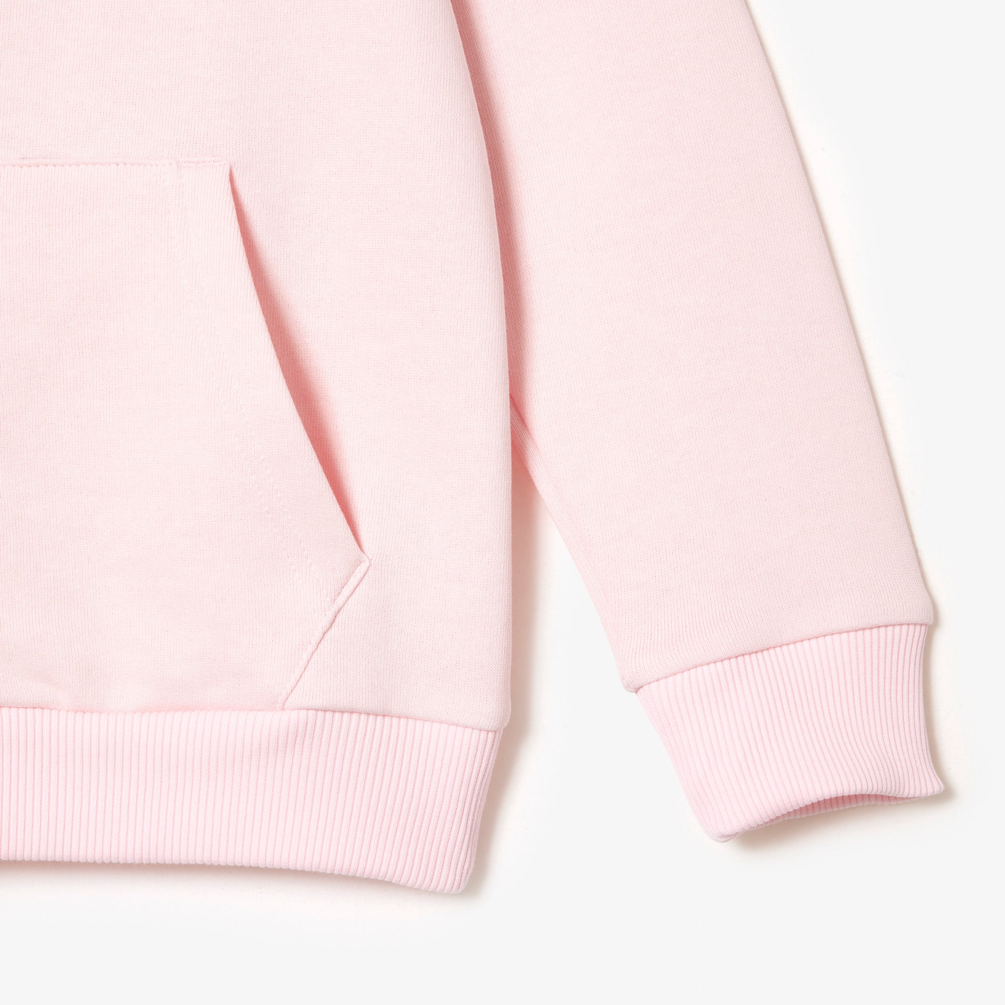 Sweatshirt zippé à capuche enfant Lacoste avec poche kangourou Pullovers & Sweatshirts - Rose - Lacoste - Enfant