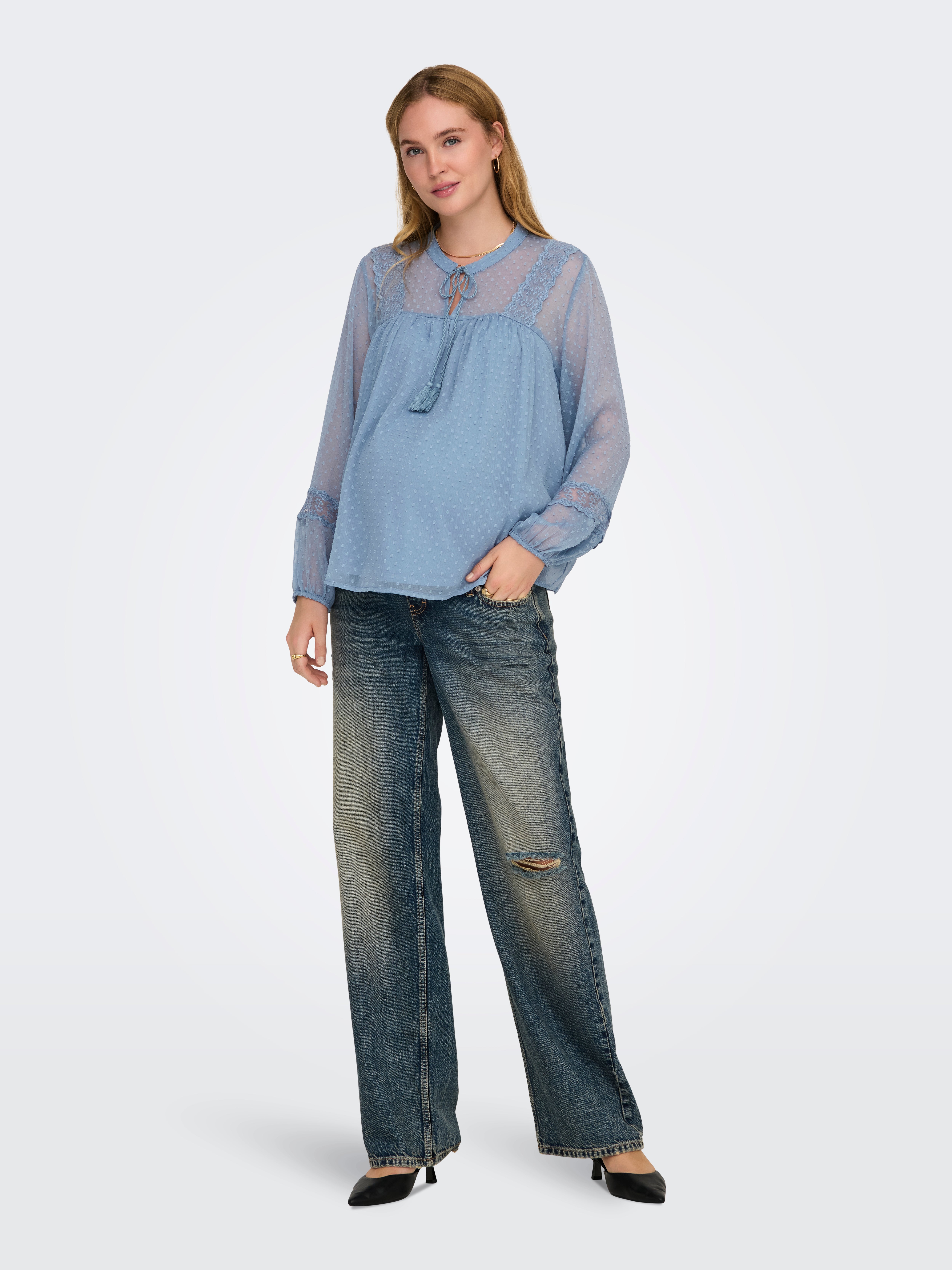 OLMTESSA Top Coronet Blue